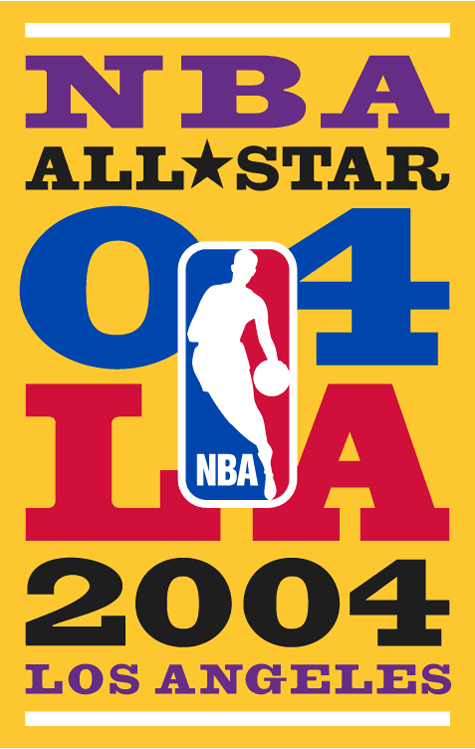NBA All-Star Game 2004 Primary Logo iron on transfers for clothing